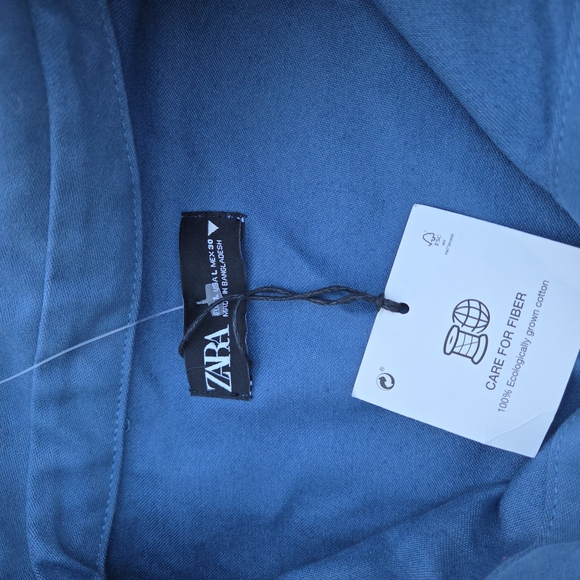 Blue Button-Up Jacket - Picture 5 of 8